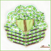 Blended Thread Sitara Work Parrot Green Poshak